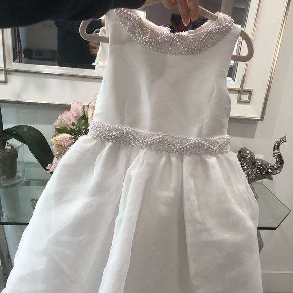 David’s Bridal flower girl dress 2T white - Picture 7 of 11
